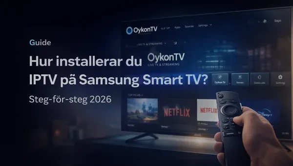 install IPTV on Samsung Smart TV 2026 step by step