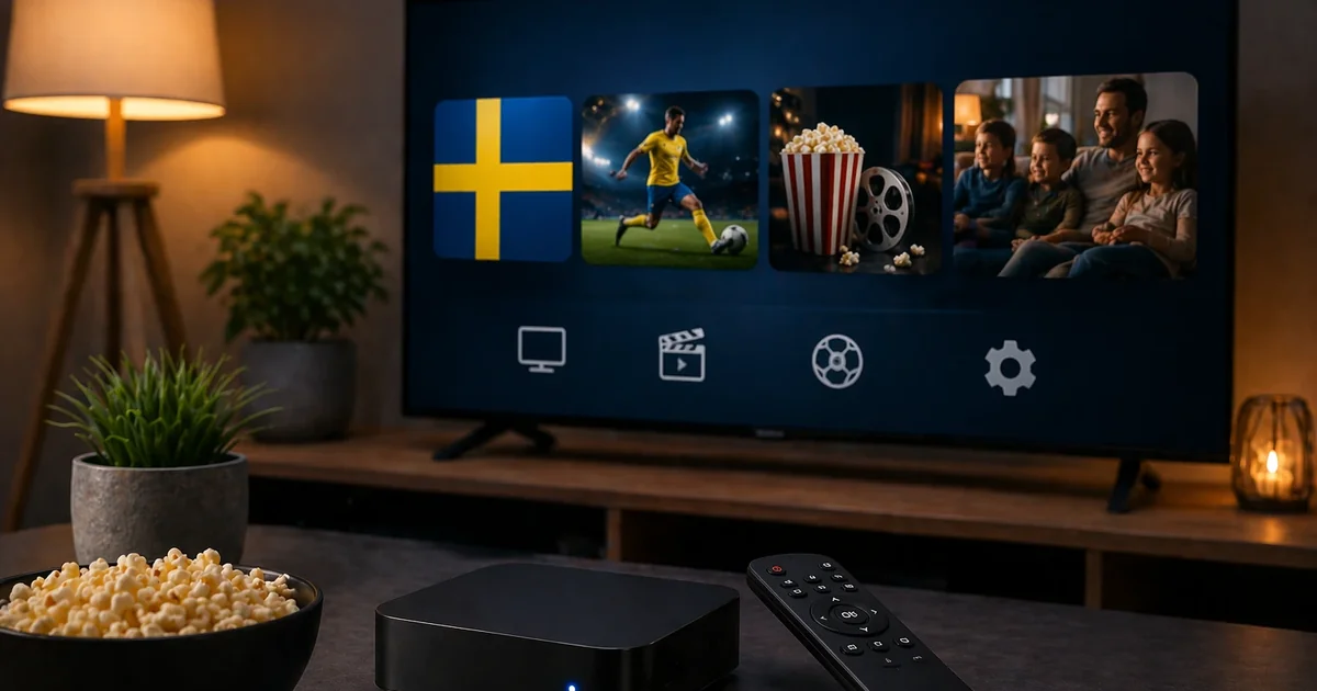 Hur fungerar IPTV i Sverige guide 2026